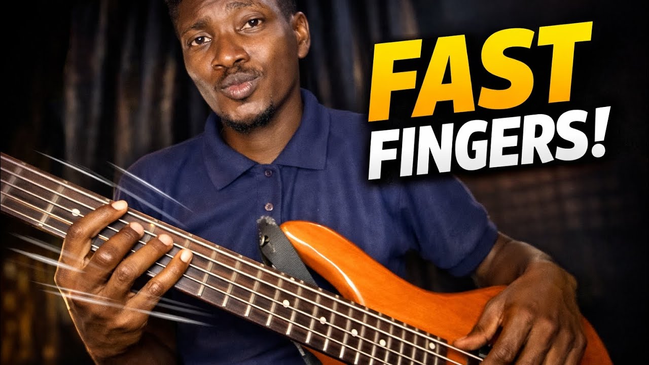 Bass Guitar Finger Exercise for Speed & Accuracy (Beginner Friendly)