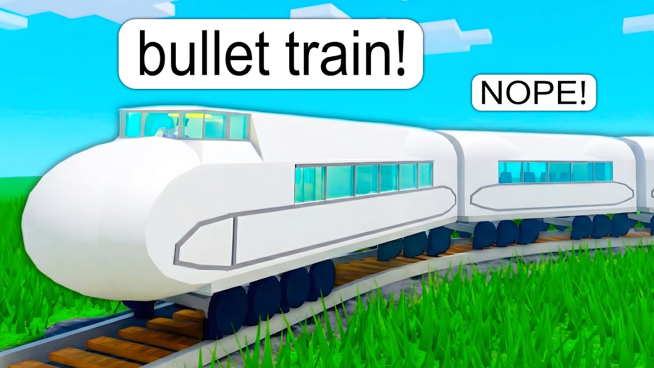 I Drove the NEW BULLET TRAIN in Roblox BUT Something's Wrong