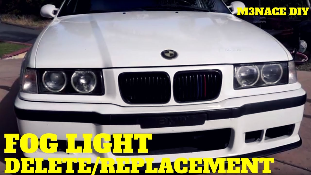 E36 Fog light delete/replacement