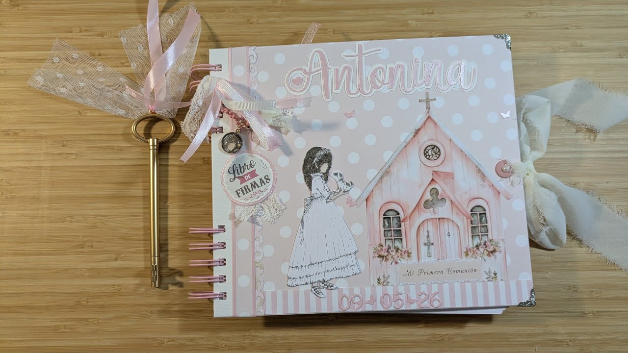 Libro tres con caja a juego para Antonina 