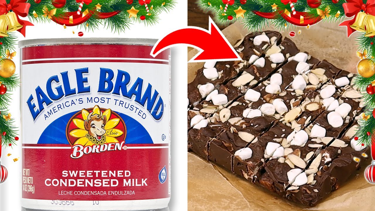 14 Easy 2 Ingredient Christmas Candy Recipes! No Bake! No Flour!  No Eggs!