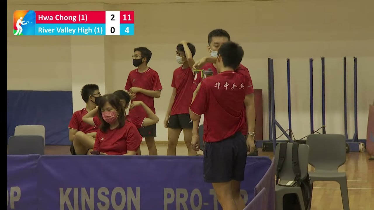 Hwa Chong Institution vs River Valley High School | Table Tennis B Div West - Boys Finals | NSG