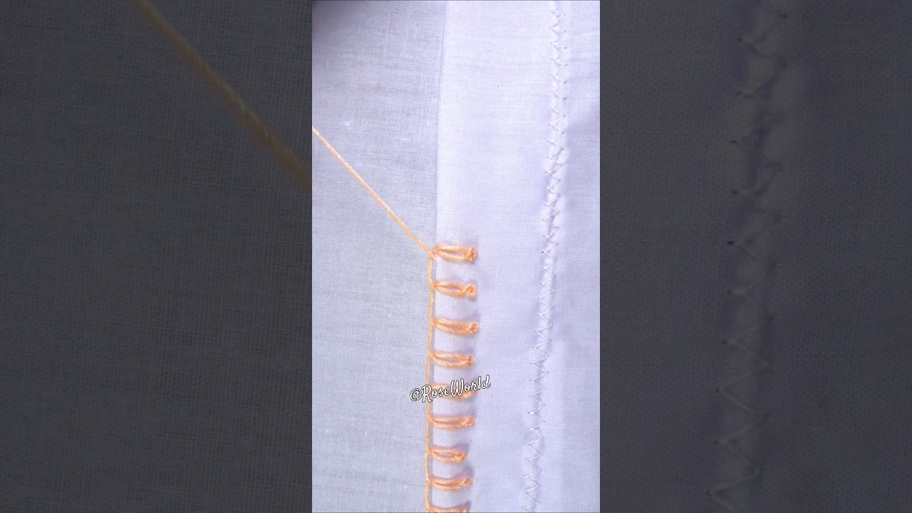 👌Most demanding borderline embroidery design tutorial🔥🔥