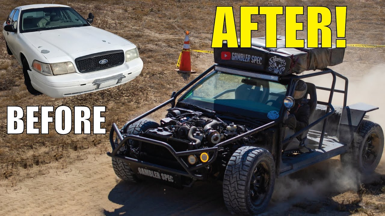 Transforming a Police Car into a Vic Kart! Project TAZR!