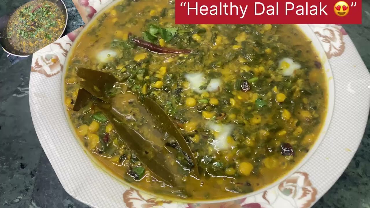 Palak Dal Tadka Recipe👌 | Hotel Style Dal Palak | Healthy & Tasty Dal Recipe | Easy Cooking