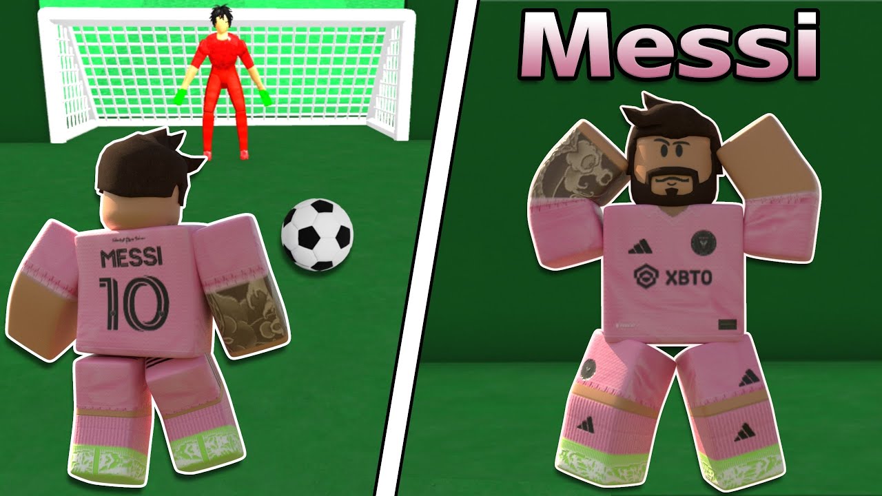 Я стал Месси в реалистичном уличном футболе... (Roblox)