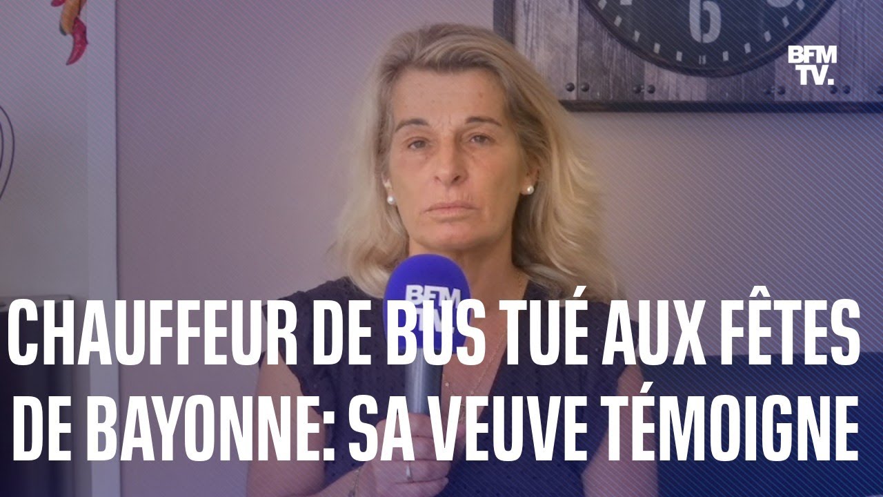 Le témoignage de Véronique Monguillot, veuve du chauffeur de bus mortellement agressé à Bayonne