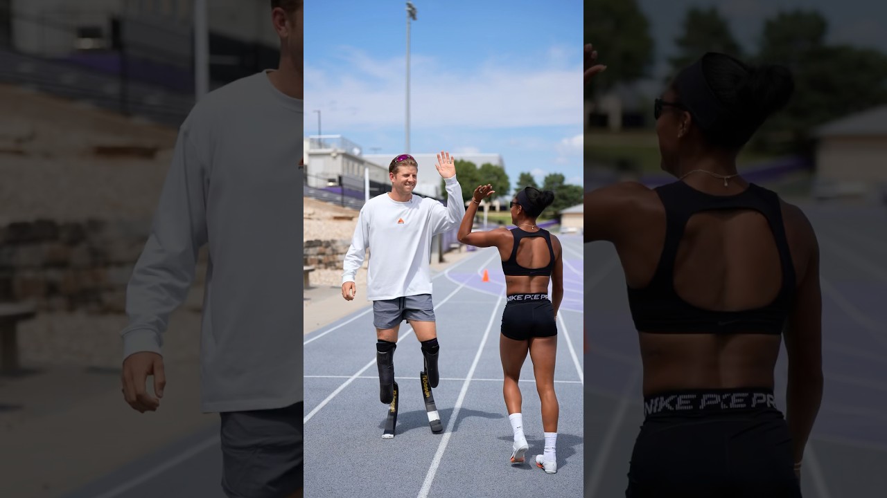 Good thing she gets tired fast 😅😂