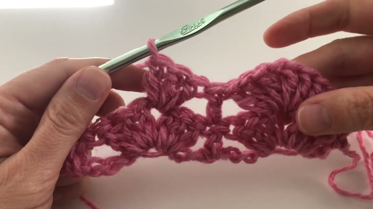 Easy and Beautiful Crochet Shells, Hobbii Lollipop Yarn, Silent Crochet Tutorial
