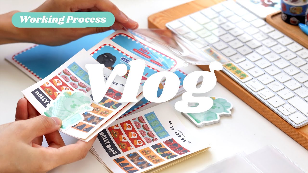 [Working Process] Prepare for HKICS (An Art Event) | Making & packing Nov Patreon rewards