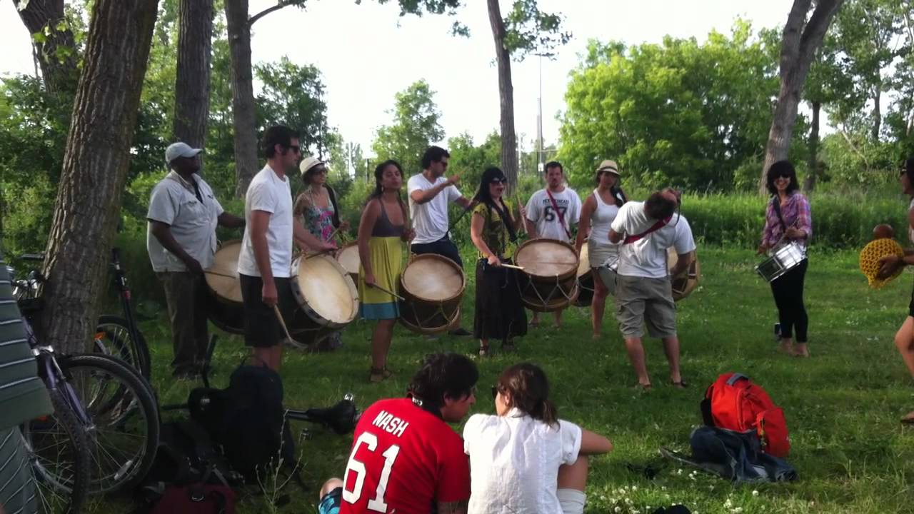Maracatu Mar Aberto. July 1st at Cherry beach