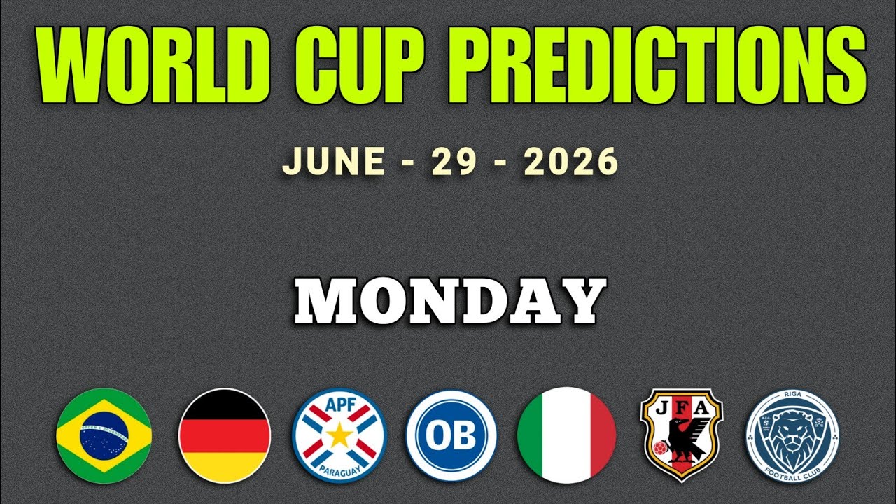😱 Football Prediction Today | Monday 29 | 1x2, Ov/Un, & BTTS | World Cup Predictions 😱 | GoalIQ