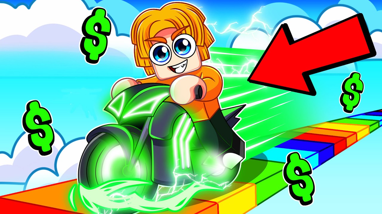 ¡CARRERA de MOTOS en ROBLOX!!! 🛵💨 (LLEGAMOS AL #1 DEL RANKING)