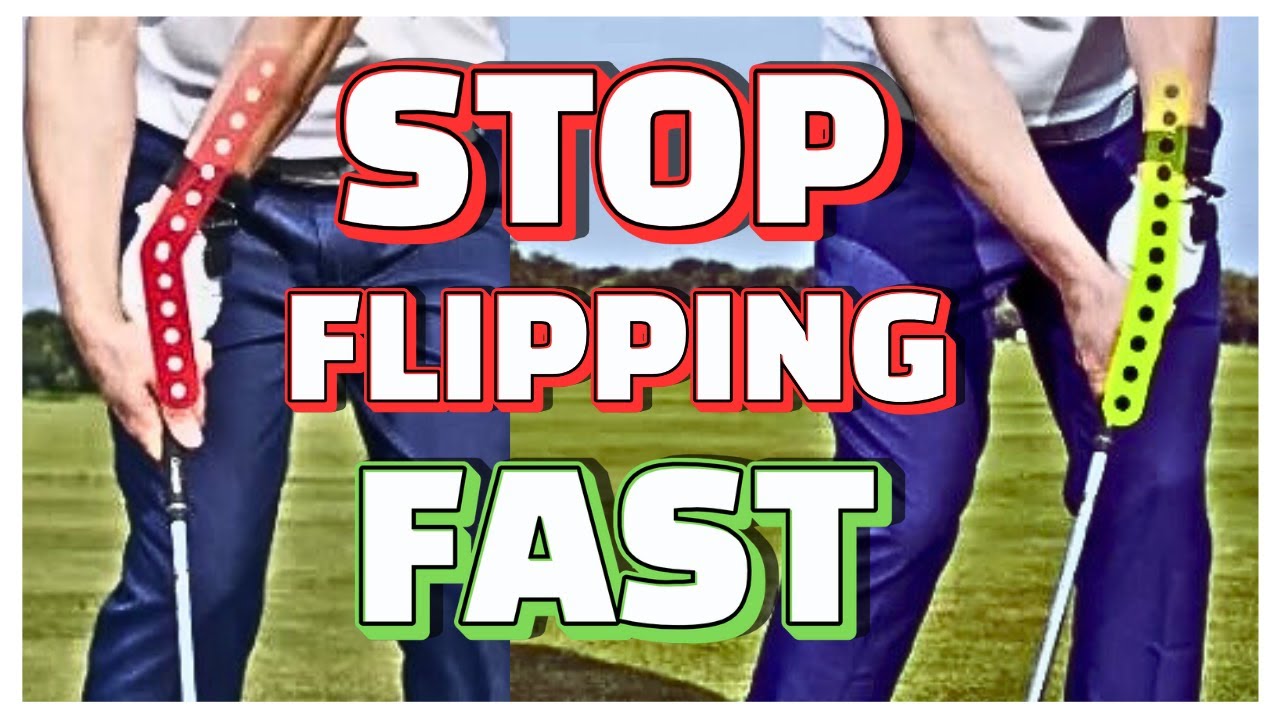 Hit PURE GOLF SHOTS: Stop Flipping Hands (GUARANTEED!)