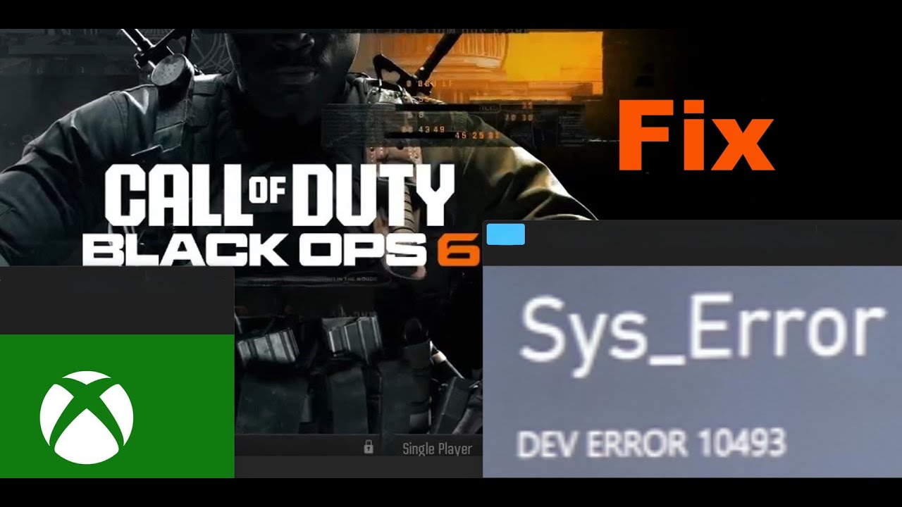 Fix Black Ops 6 Sys_Error DEV ERROR 10493 On Xbox Console