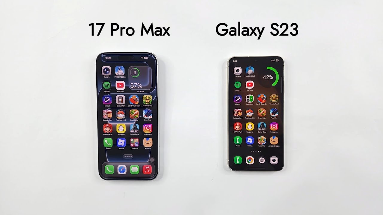 iPhone 17 Pro Max vs Samsung S23 - SPEED TEST 