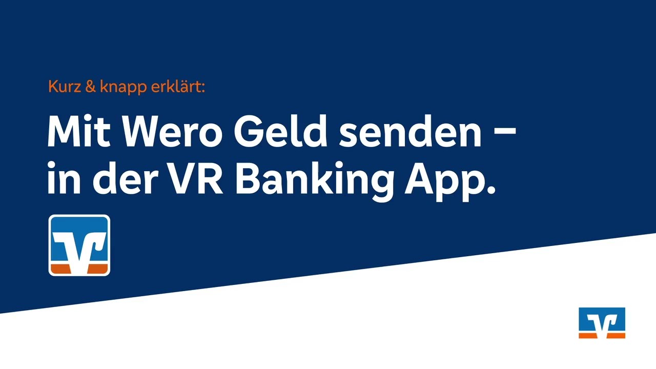 Mit Wero Geld senden &ndash; in der VR Banking App