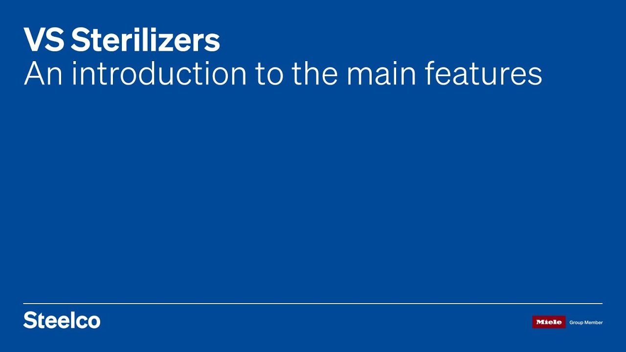 VS Sterilizers - Main Features | Steam Sterilizers | Steelco Group