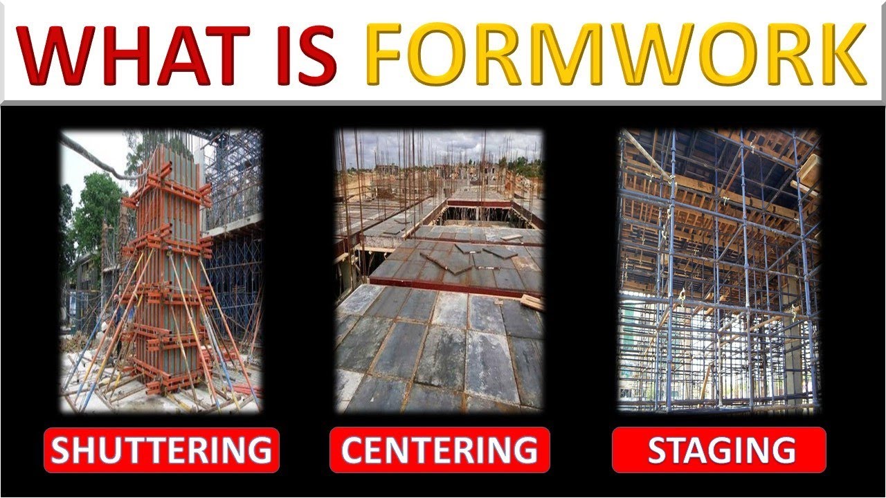 WHAT IS FORMWORK || DIFFERENCE BETWEEN SHUTTERING, CENTERING, STAGING & SCAFFOLDING BY CIVIL GURUJI