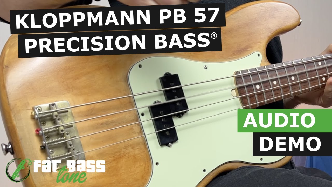 Kloppmann PB 57 Precision Bass® Pickup Demo