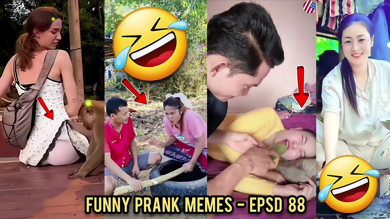 FUNNY VIDEO MEMES EPSD 88😂videos lucu ngakak hiburan di bulan januari