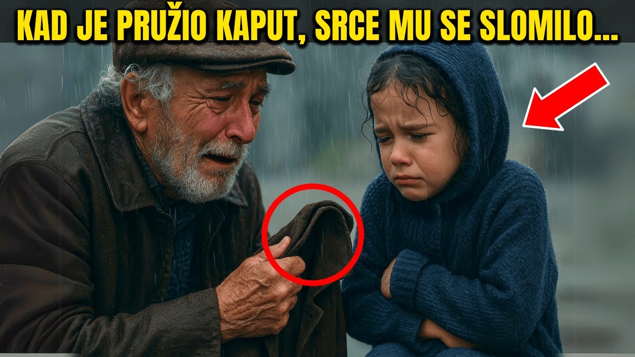Starac je plakao kad je vidio djevojčicu kako drhti od hladnoće na kiši… ali kad su otkrili tko je…