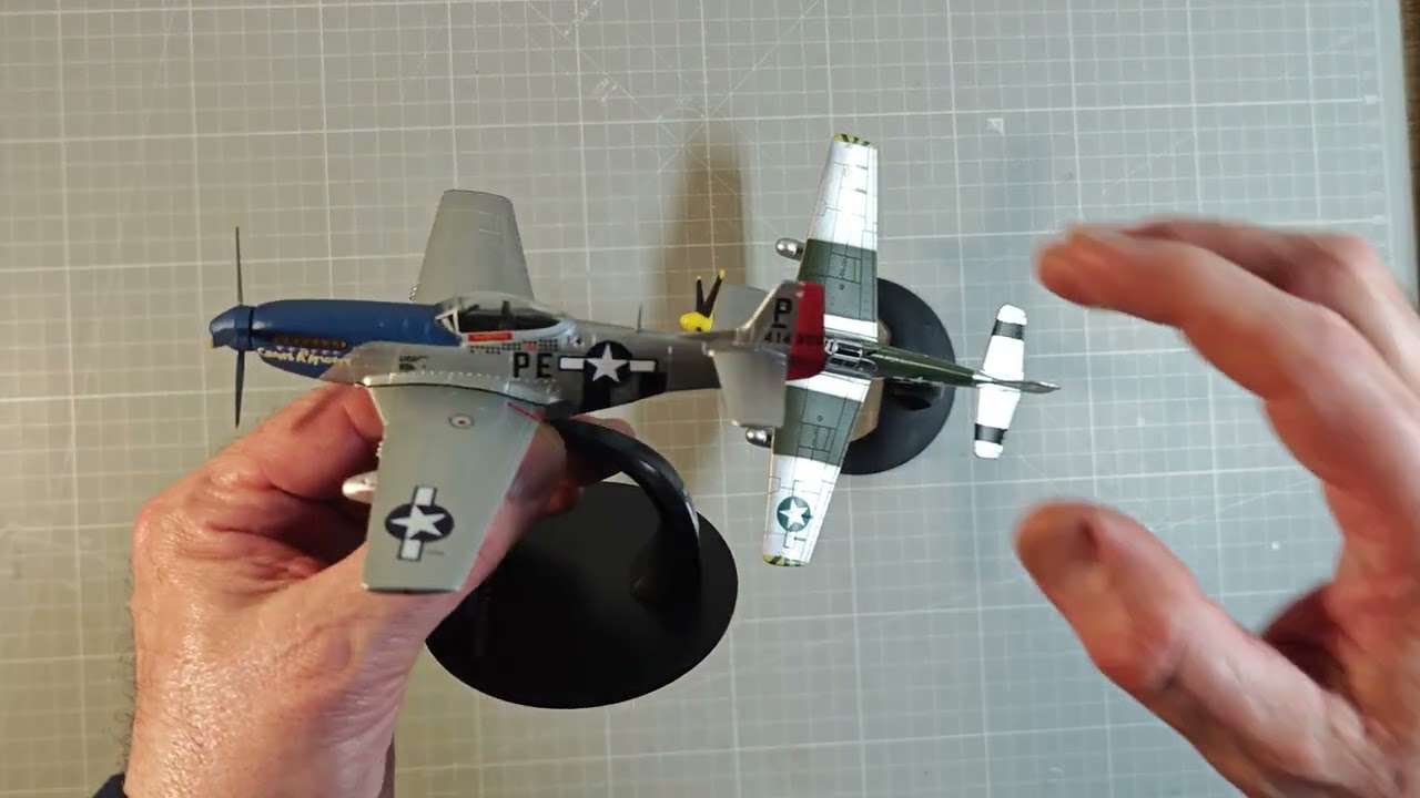 Présentation du P51-B Mustang collection avions de la seconde guerre mondiale RBA 1/72
