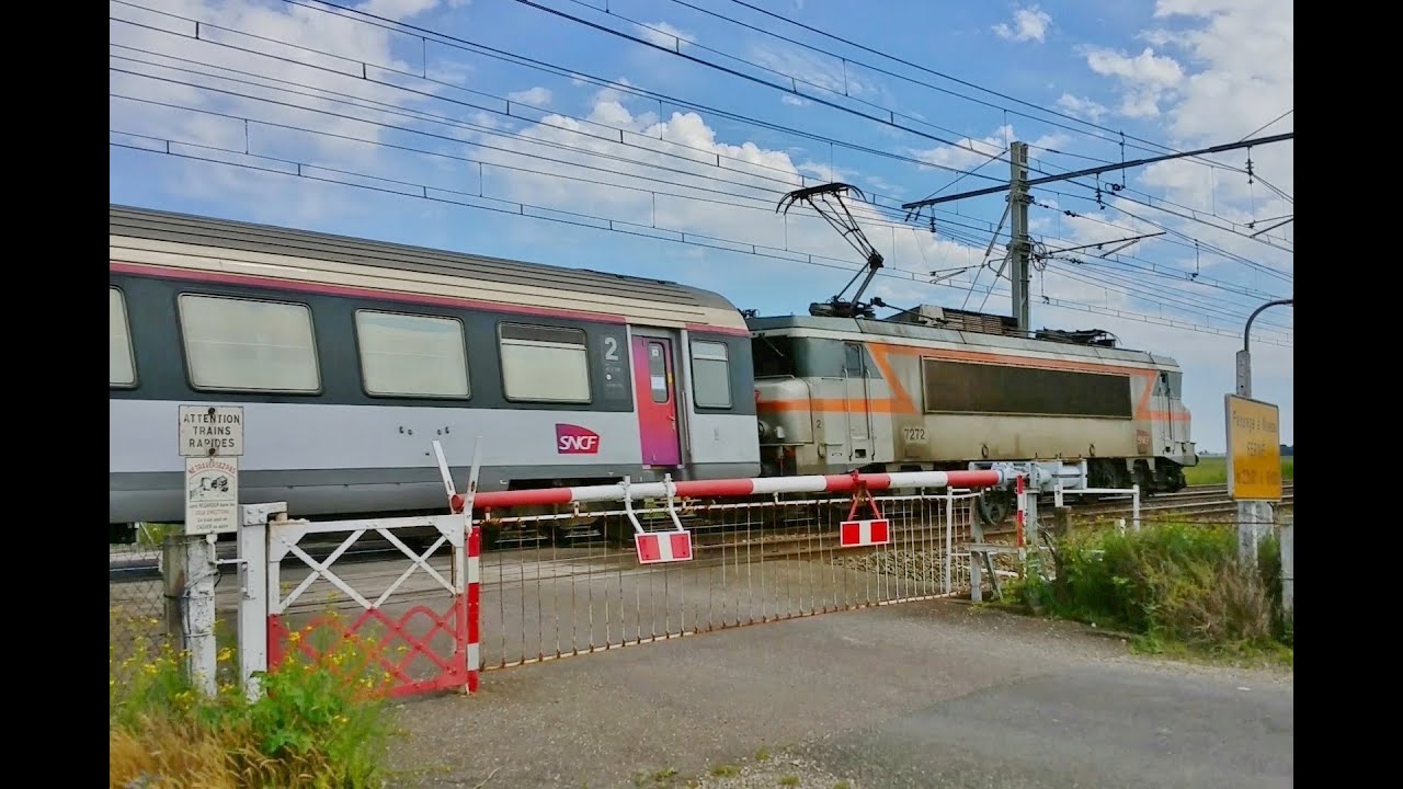 Trains INTERCITES TER FRET et INFRA Passage à Niveau Gardé PN 51