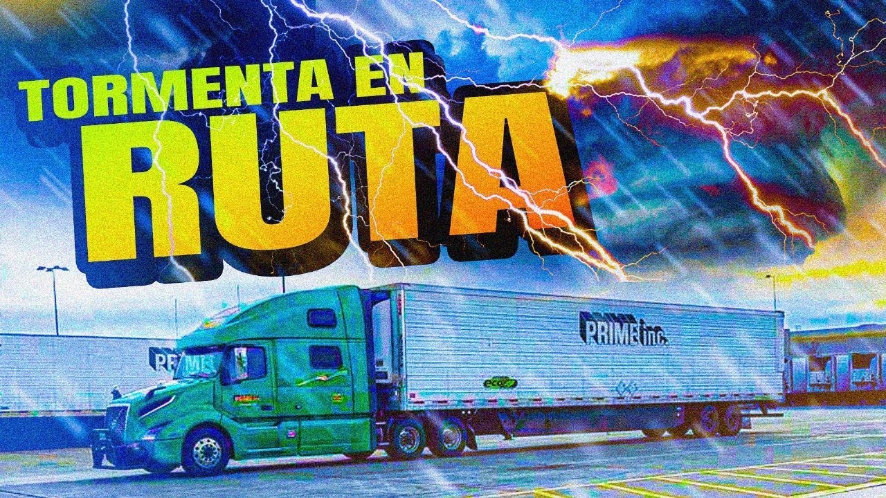 ME AGARRO UNA TORMENTA CAMINO AL NORTE DE LOS ESTADOS UNIDOS