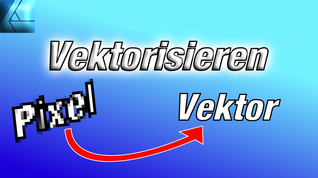 Vektorisieren | Affinity Designer Tutorial Deutsch