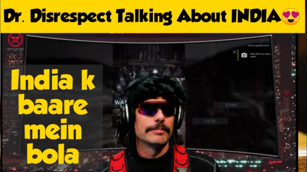 Dr. Disrespect Talking About INDIA || scout op and dr. Disrespect collab