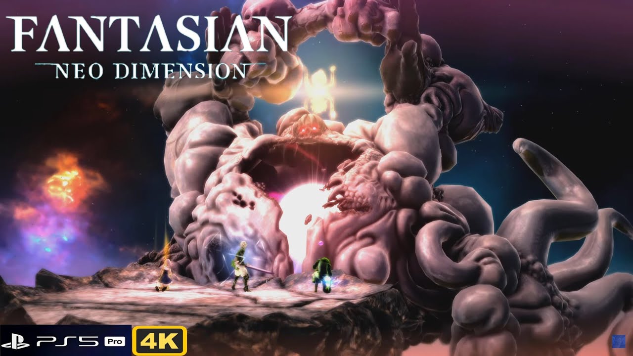 Fantasian Neo Dimension Final Boss Lv60 Jas the Absolute (Hard Mode), Build & Scenes Timestamped