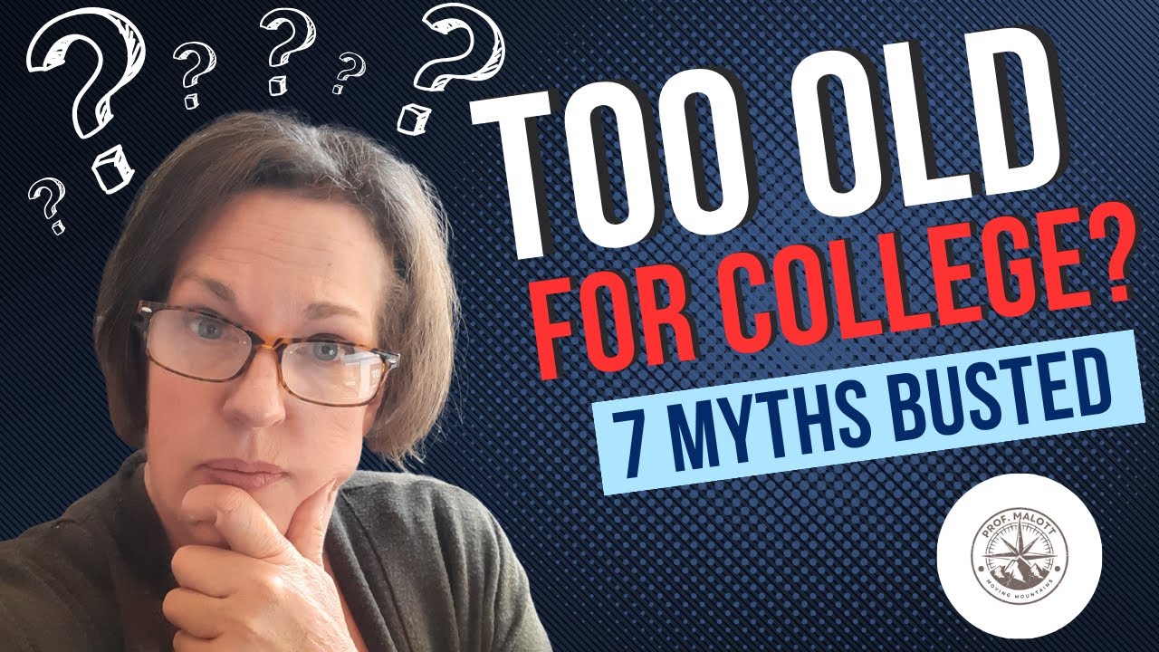 Too Old For College? 7 Myths for Adult Learners Debunked (+ FREE Guide!)