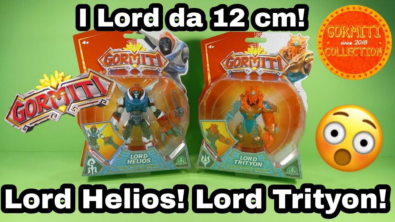 GORMITI - I LORD DA 12CM HELIOS E TRYTION SERIE 3 ALFA 2021 - TUTTI I LORD!! UNBOXING GORMITICO