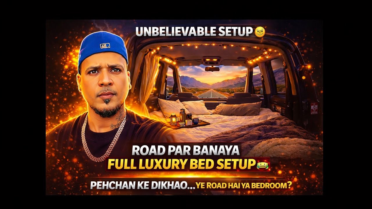 Car Ko Bana Diya Mini Bed Room 🚗🛏️ Full Crazy Vlog | 