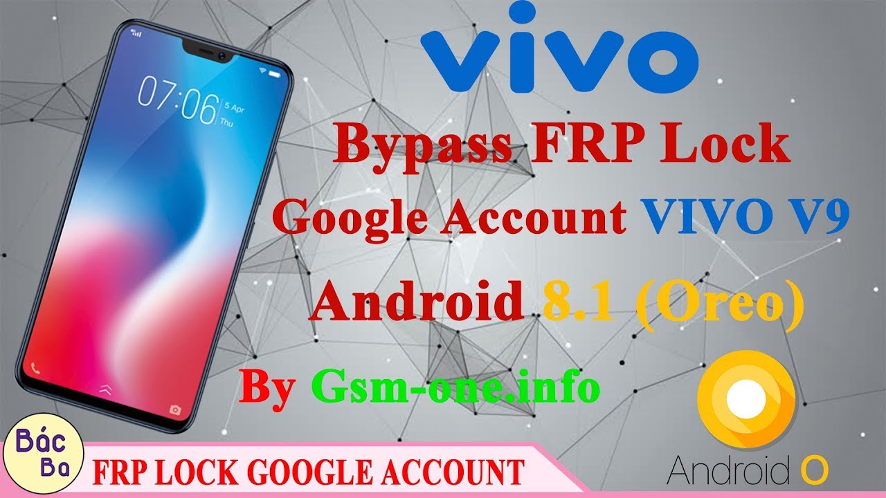 How To Bypass FRP Lock Google Account VIVO V9 Android 8.1 (Oreo)