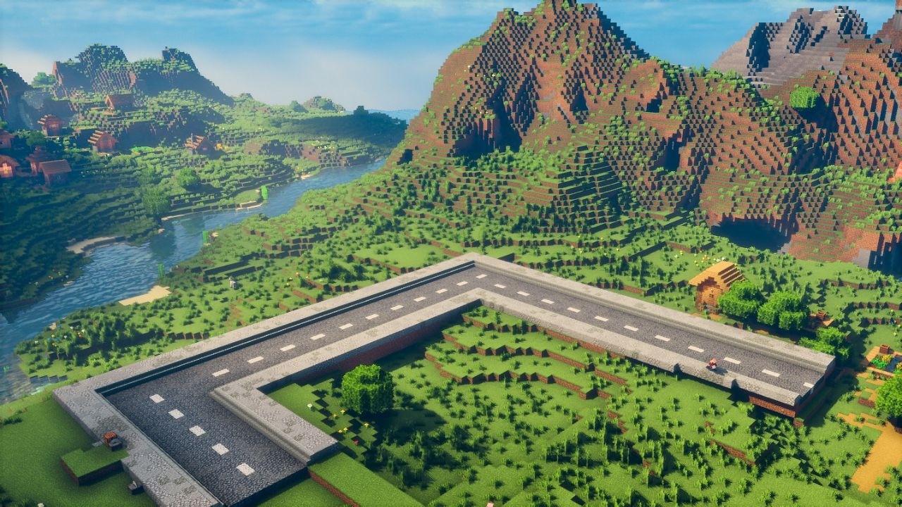 How to build a road in Minecraft 