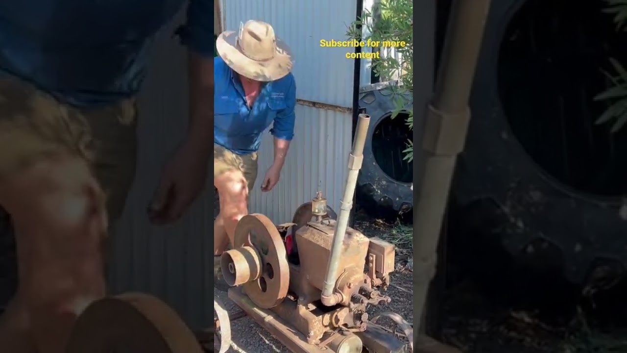 Hit and miss engine start 🤯😱