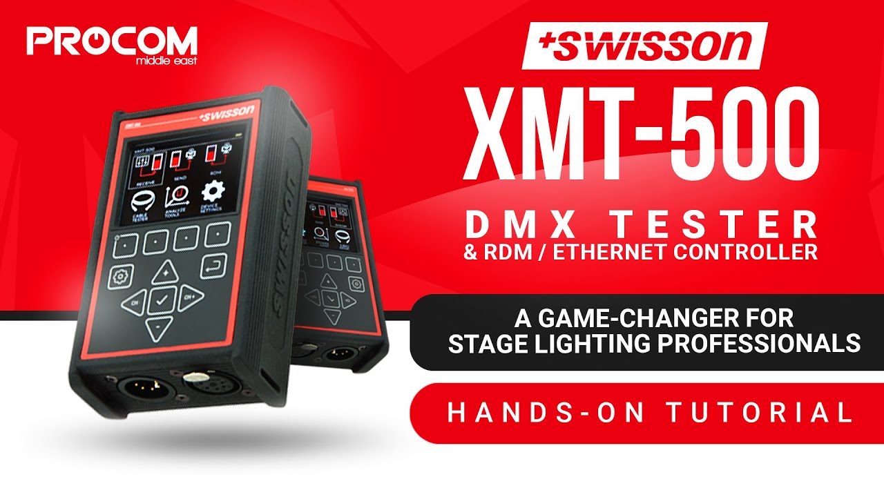 Swisson XMT-500: The all-in-one DMX Tester!