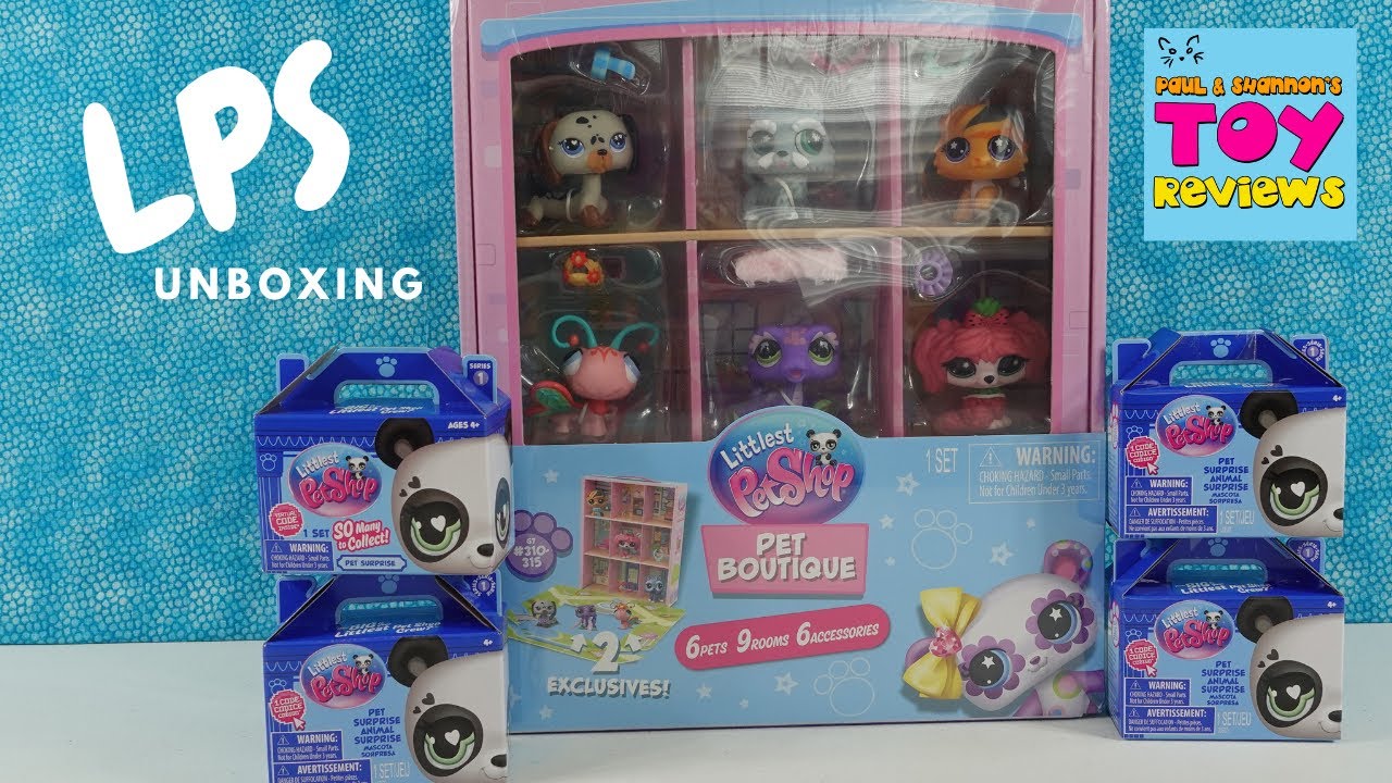 Littlest Pet Shop Pet Boutique Series 1 Blind Box Figure Unboxing