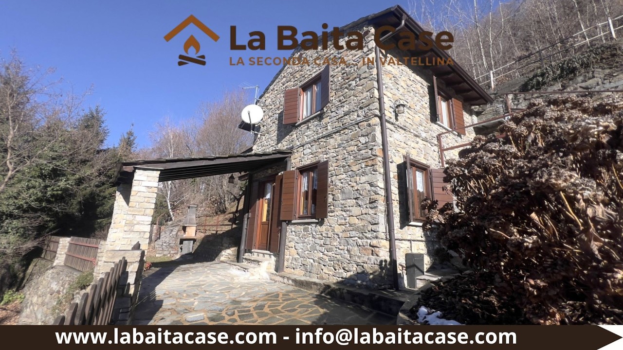 Baita singola con terreno a Morbegno SO1113CR – La Baita Case