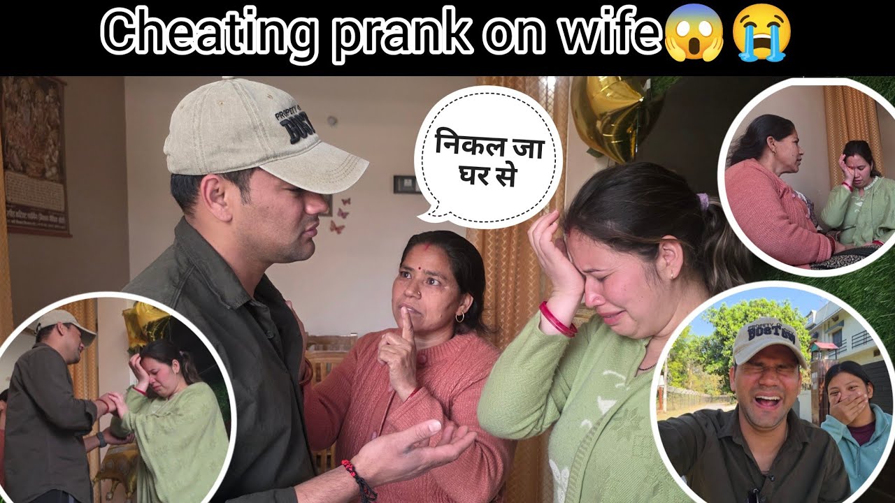Prank gone wrong😮मोना का रो रो कर बुरा हाल हो गया🤫दूसरी लड़की से मिलने चले गया🤪Sajwanvlog 