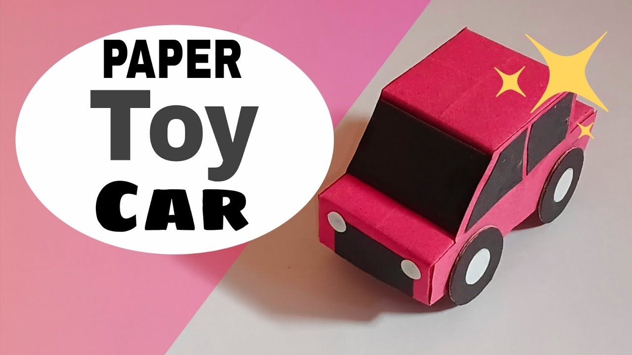 DIY Paper Toy Car 🚗 | Easy Handmade Car Craft at Home