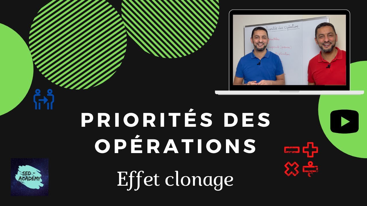 Comprendre et appliquer les Priorités des Opérations + exercice détaillé + effet clonage