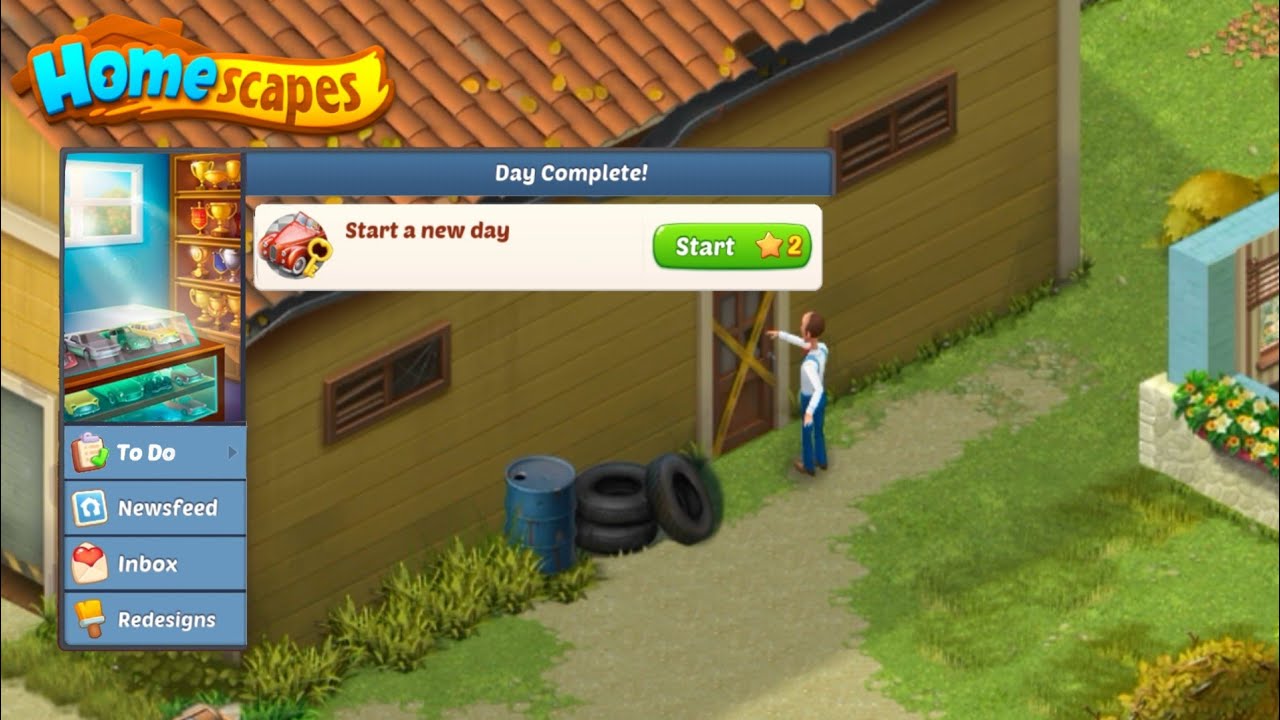 Homescapes - Garage Unlocked - Garage - Day 1 - 3