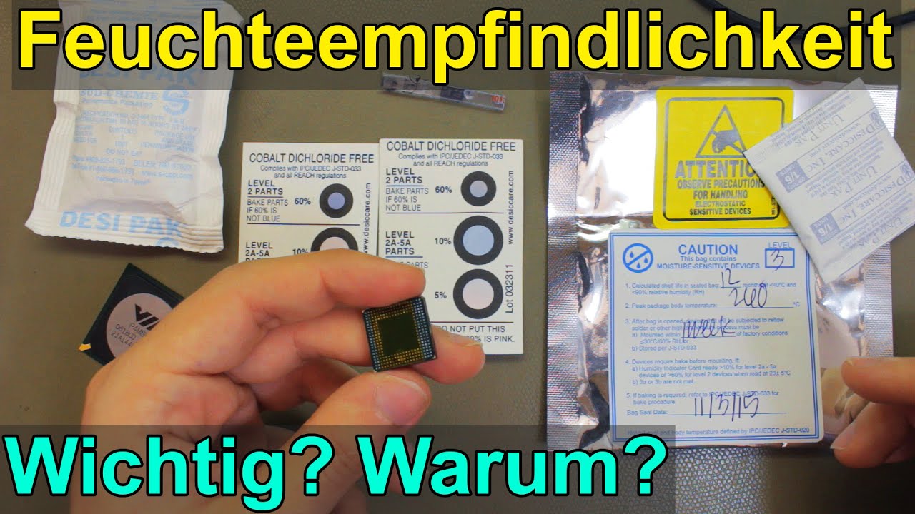 Elektronik: Bauteile feuchtigkeitsempfindlich? Warum?