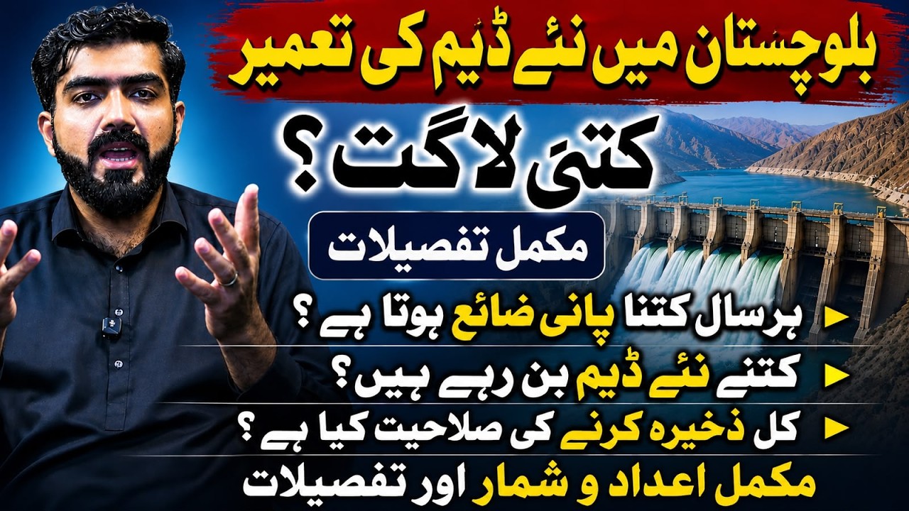 Balochistan Mega Dam Projects 2026 | Cost, Capacity & Future Impact on Pakistan | Water Crisis