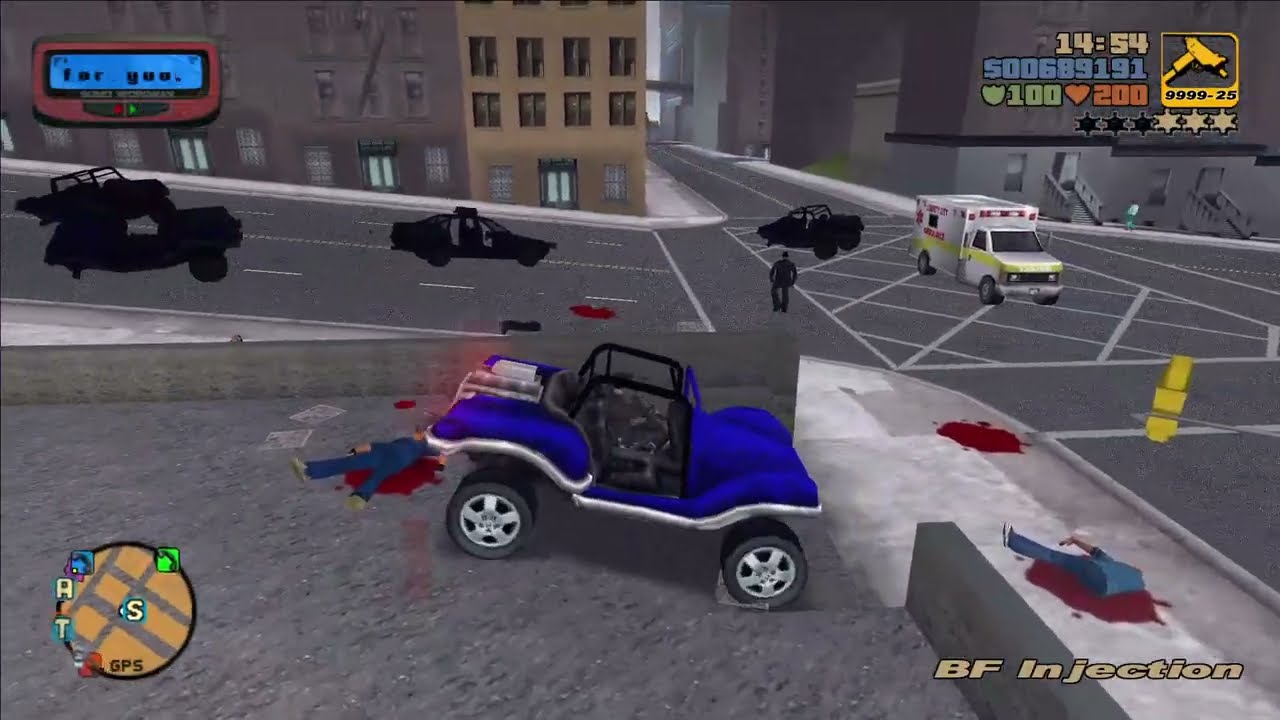 GTA 3 (Gang Wars Mod) [PC] Gameplay 52 (Infinite Health)