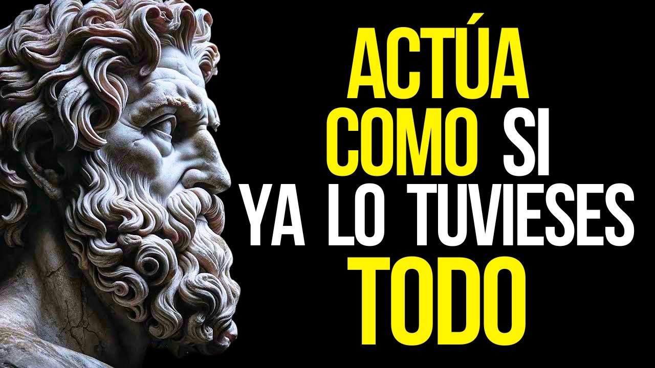 🔥 PIENSA COMO SI YA LO TUVIERAS TODO | 8 LECCIONES DE ESTOICISMO 🏛️