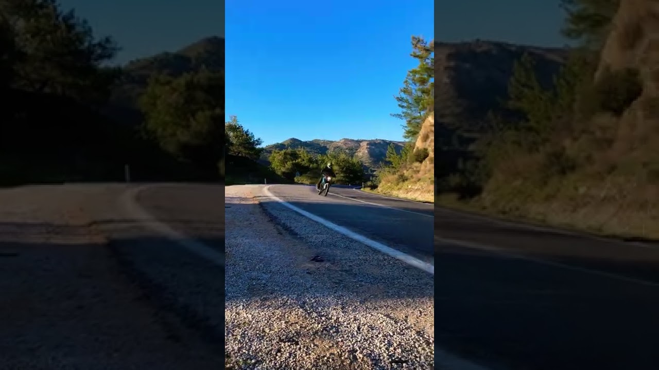 Cf moto 150 nk ile hızlı viraj